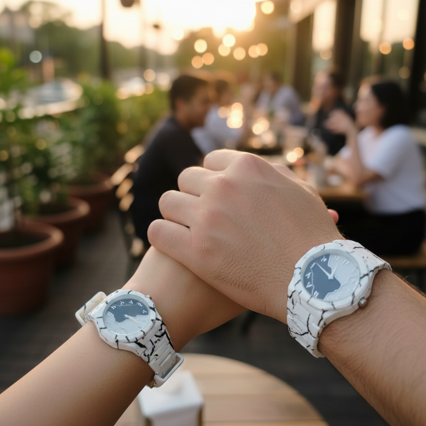 Tiger Aura Couple Watch Set